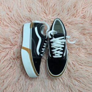 Vans Black Platform 38