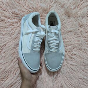 Vans Grey & Off-White Suede 47